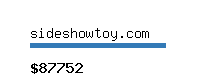 sideshowtoy.com Website value calculator