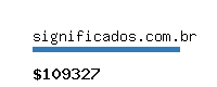 significados.com.br Website value calculator