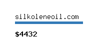 silkoleneoil.com Website value calculator