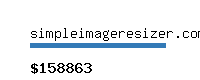 simpleimageresizer.com Website value calculator