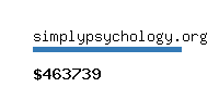 simplypsychology.org Website value calculator