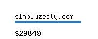 simplyzesty.com Website value calculator