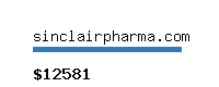 sinclairpharma.com Website value calculator