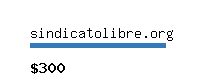sindicatolibre.org Website value calculator