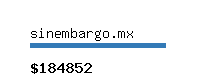 sinembargo.mx Website value calculator