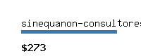 sinequanon-consultores.com Website value calculator