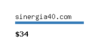 sinergia40.com Website value calculator