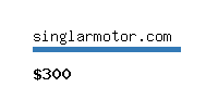 singlarmotor.com Website value calculator