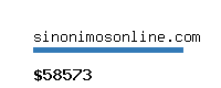 sinonimosonline.com Website value calculator