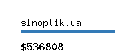 sinoptik.ua Website value calculator