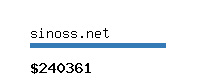 sinoss.net Website value calculator