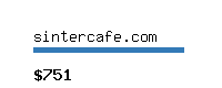sintercafe.com Website value calculator