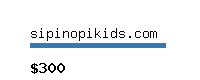 sipinopikids.com Website value calculator