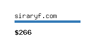 siraryf.com Website value calculator