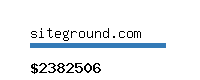 siteground.com Website value calculator