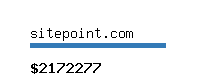 sitepoint.com Website value calculator