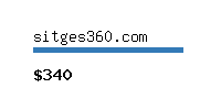 sitges360.com Website value calculator