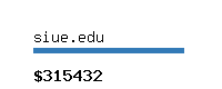 siue.edu Website value calculator