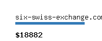 six-swiss-exchange.com Website value calculator