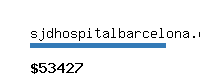 sjdhospitalbarcelona.org Website value calculator