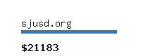 sjusd.org Website value calculator