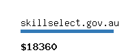 skillselect.gov.au Website value calculator