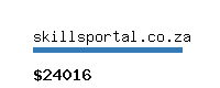 skillsportal.co.za Website value calculator