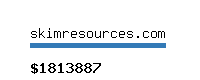 skimresources.com Website value calculator