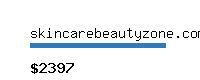 skincarebeautyzone.com Website value calculator