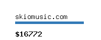 skiomusic.com Website value calculator