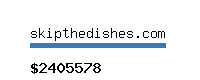 skipthedishes.com Website value calculator