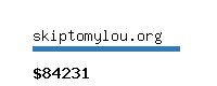 skiptomylou.org Website value calculator