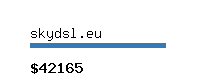 skydsl.eu Website value calculator