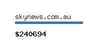 skynews.com.au Website value calculator