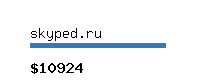 skyped.ru Website value calculator