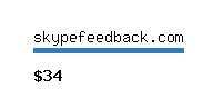 skypefeedback.com Website value calculator