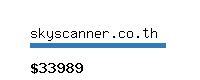 skyscanner.co.th Website value calculator