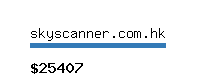 skyscanner.com.hk Website value calculator