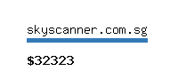 skyscanner.com.sg Website value calculator