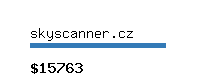 skyscanner.cz Website value calculator