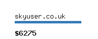 skyuser.co.uk Website value calculator