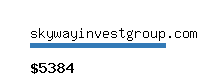 skywayinvestgroup.com Website value calculator