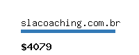 slacoaching.com.br Website value calculator