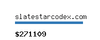 slatestarcodex.com Website value calculator