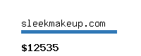 sleekmakeup.com Website value calculator