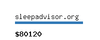 sleepadvisor.org Website value calculator