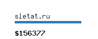 sletat.ru Website value calculator