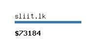 sliit.lk Website value calculator