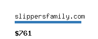 slippersfamily.com Website value calculator