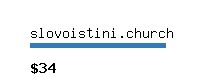 slovoistini.church Website value calculator